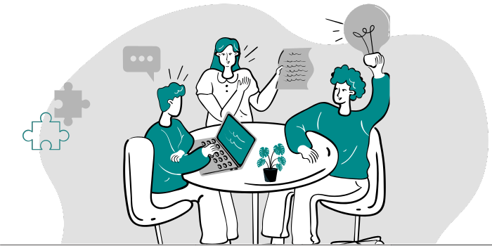 Team working together