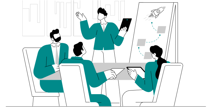 Team working together